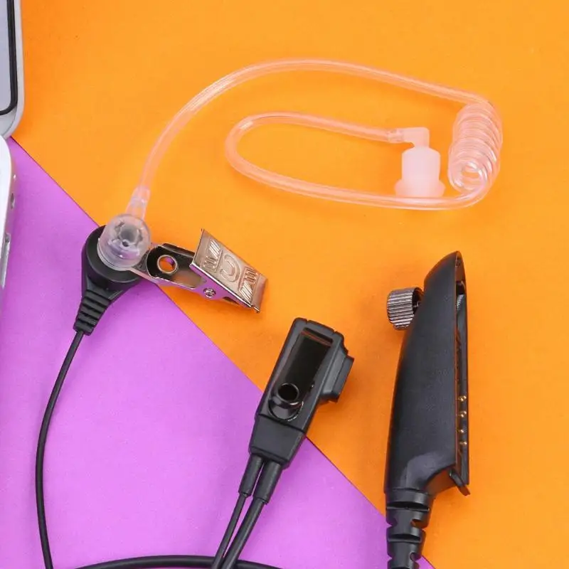 Телескопическая Акустическая трубка PTT MIC гарнитура для Motorola GP380 GP340 GP328 шейный