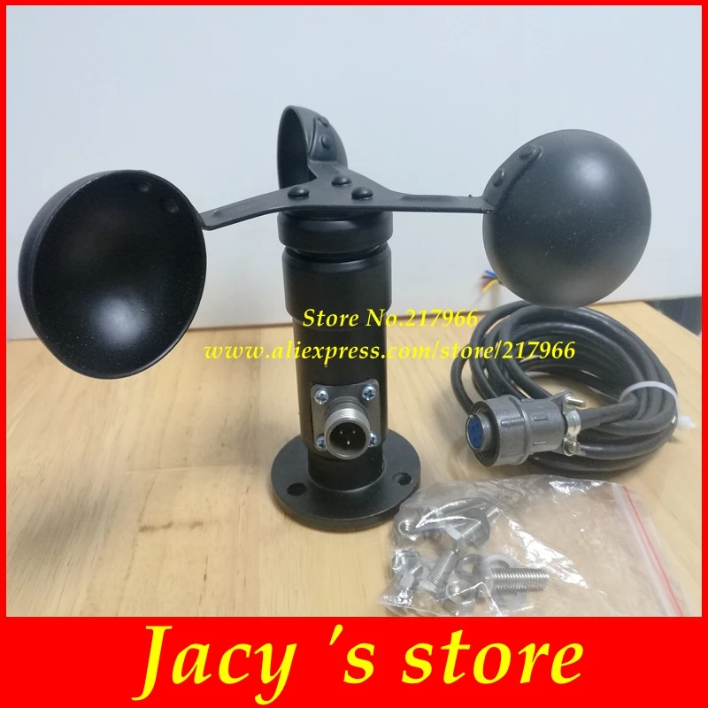 

Wind speed sensor 4-20MA 0-5V 0-10V 0-2V wind speed transmitter anemometer Aluminum alloy RS485 Pulse controller bracket