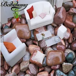 Beibehang пользовательские полы гостиная Водонепроницаемый самоклеящиеся рисовать на заказ гладкой булыжник 3D полы согласно