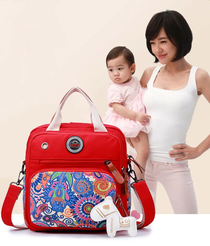 Baby Diaper Bag Backpack Unicorn Mummy Travel Large Capacity Nappy Headphone Hole Baby Care Maternity Shoulder Bag MochilaBB6025 (16)