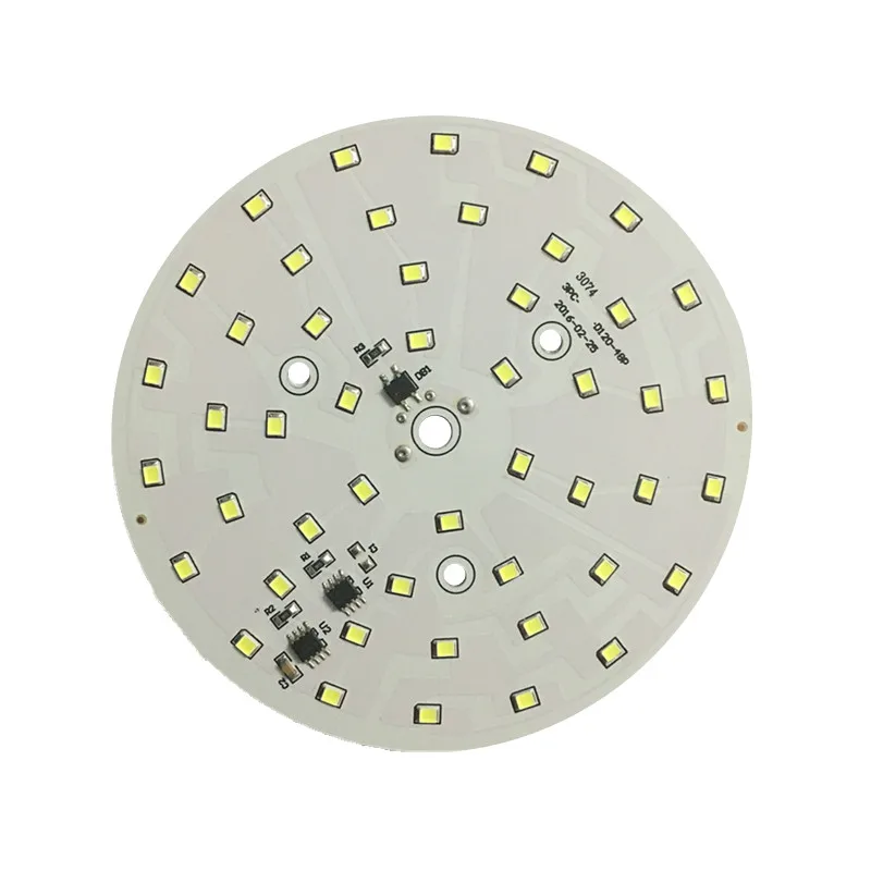 5 шт. светодиодная плата cob PCB AC 6000 В лампа 2835SMD чип умная IC flush световая панель 18 Вт