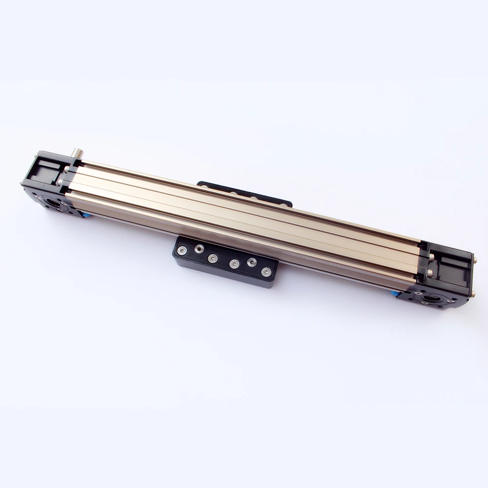 CNC Belt Linear Guide 400/500mm Stroke CNC Belt Drive Linear Guide Slide Rail Actuator with NEMA23 Motor Base Guide Length : 400mm