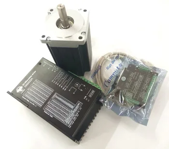 

EU Free Ship[3-8days ship] Stepper Motor 1Axis Nema 34 1700oz.in 151mm 6A Stepper driver DM2522A AC90~240V CNC Router