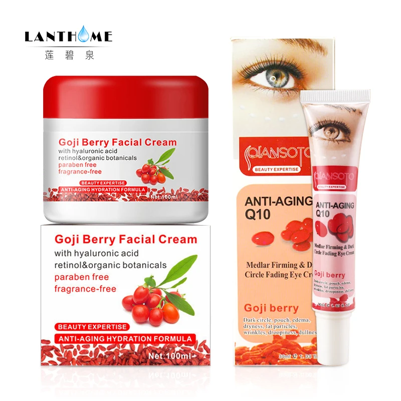 Original goji facial cream eye cream Goji cream face Whitening skin care Anti wrinkle eye cream Remove dark circles under eyes