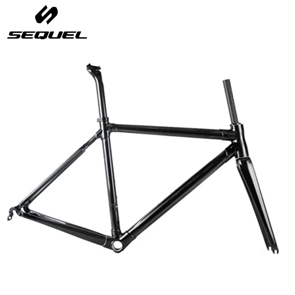 SEQUEL DCRF03 Toray 800 3k Глянцевая готовая cadre velo route carbone BSA Di2 и механические оба высокого