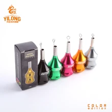 30 мм алюминиевая трубка рукоятки машинки для татуировок с 1 иглой колючей для картриджа иглы татуировки роторной и катушки татуировки пулемет