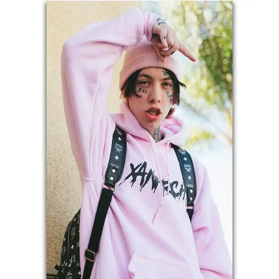 inch frame in 18x24 cm Wall Hop Xan Rapper Rap Star Music Lil Singer S2871 Hip