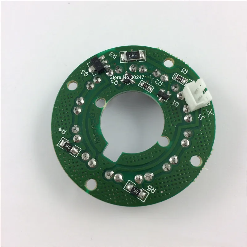  90 Degree BulbInfrared 12 x 5 IR LED board for Dome CCTV Cameras night vision(big F17-F44mm) - 32785167325