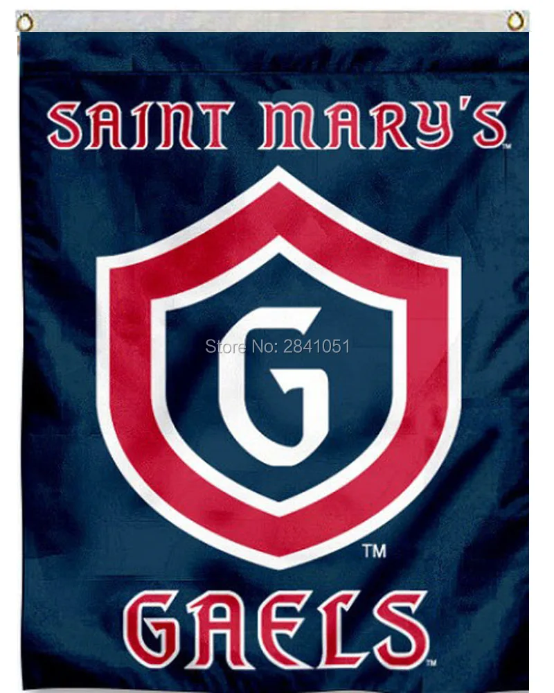 3 Color Saint Mary's College Stadium Team American Outdoor Indoor Baseball Flag 3X5 Custom Any | Дом и сад