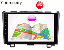 Youmecity dvd-плеер GPS Navi для Honda CRV 2006-2011 емкостный экран 1024*600 + WiFi + BT + МЖК + RDS + Android 7.1 + 2 г Оперативная память + 4 г