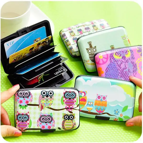 

high quality Lady metal Business Credit Card Name Id Card Holder Case Wallet Credit Card Holder Passport Cover Card Holder