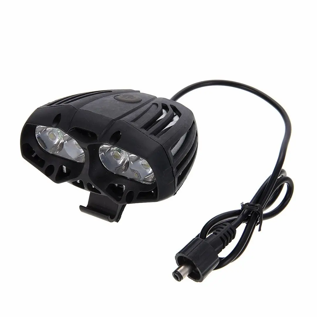 

SEWS-Black Waterproof LED Bicycle Bike Front Light XML T6 4 Modes Outdoor Sports Cycling Head Light Lamp