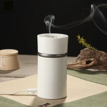 

Ceramic Incense Burner Essential Oil Ultrasonic Humidifier Mist Maker Fragrance Electric Aroma Lamp Diffuser House Tool WKN009