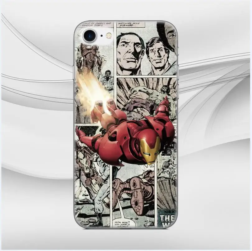 Print Bumper Comics Marvel Super Hero Cover Soft TPU Phone Case For Google Pixel 2 3 4 3A XL 2XL 3XL Lite 4XL Rubber Fundas - Цвет: Style 5