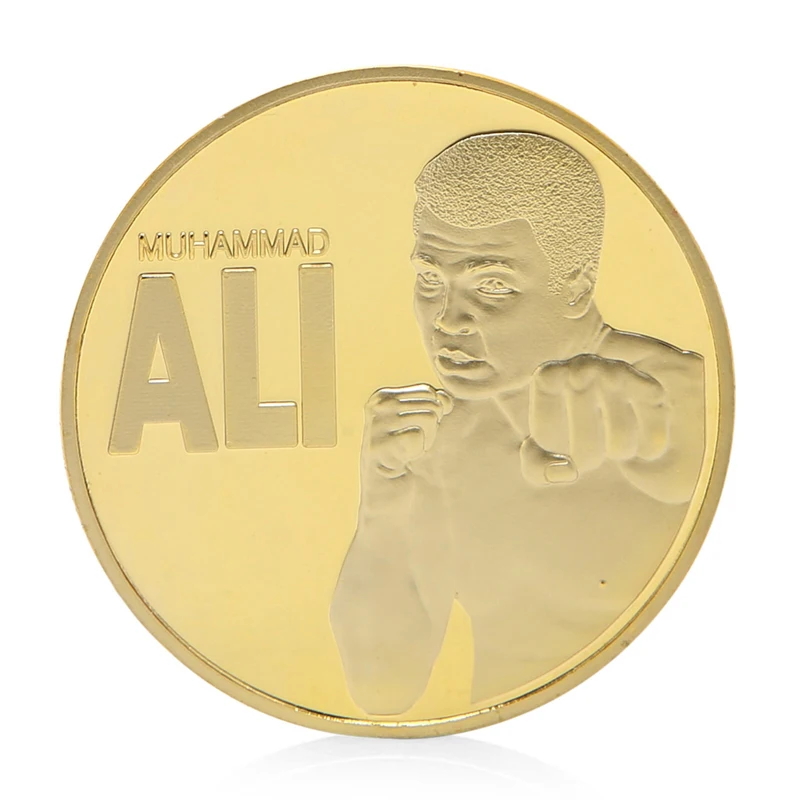 

The Boxing Champion Of World Muhammad Ali Gold Plated Commemorative Coin Token