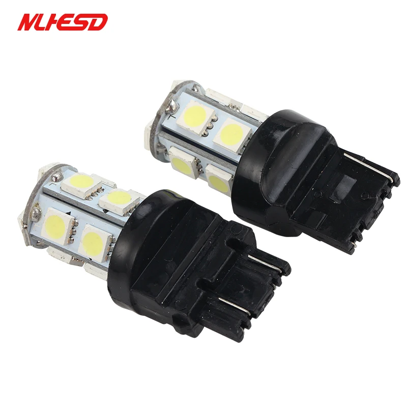 100 шт. оптовая продажа W21/5 Вт T20 T25 13SMD Автомобильный светодиодный тормозной