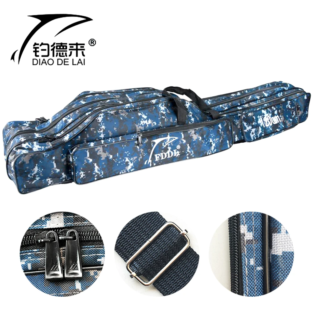 online Saco de Vara de pesca 110 120 130 150 cm 2 3 Camada Durável Equipamento De Pesca Saco