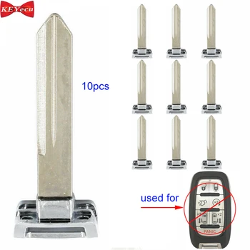 

KEYECU 10pcs for Chrysler Pacifica 2017-2019 Smart Remote Emergency Key Blade Insert Uncut for M3N-97395900