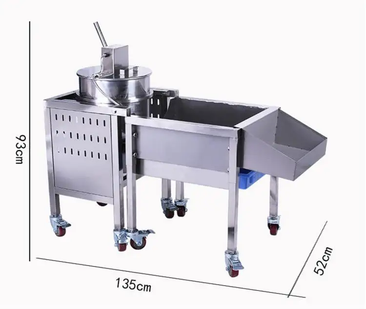 Автоматическая Коммерческая Машина для попкорна/газовая машина для попкорна