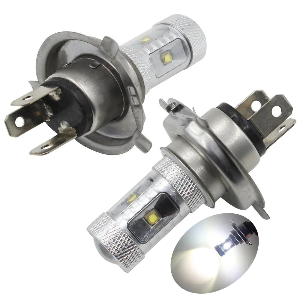 Yeni Var 2x H4 HB2 6 LED 9003 6000 K Xenon S r n Far Sis Lambas 