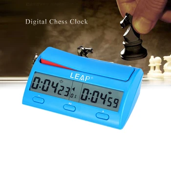 

Leap Professional Digital Chess Clock Count Up Down Timer Electronic Board Game Player Set Portable Handheld Man Piece Master
