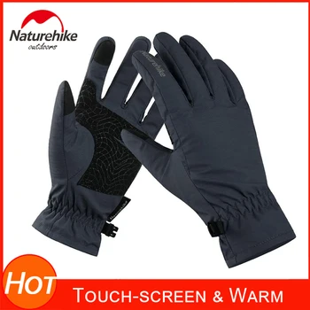 

Naturehike Men's Winter Cycling Gloves Touch-screen Windproof Soft Comfort Thermal Handwear Cold Weather Women Sports Gloves