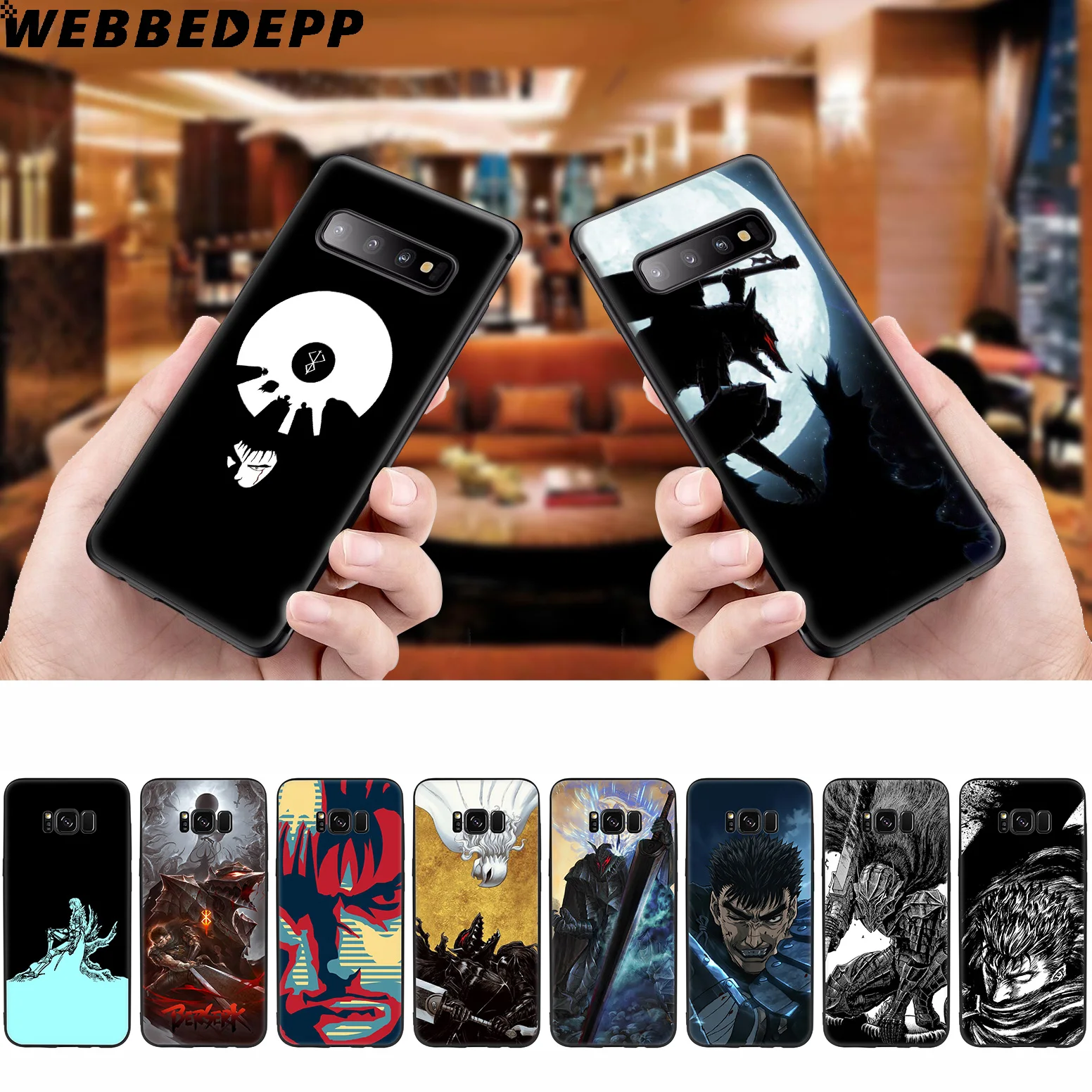 Мягкий чехол WEBBEDEPP Berserk Guts аниме для Samsung Galaxy S10 S10e S9 S8 Plus S7 S6 Edge &amp J6 2018 Note 10 9 8 |