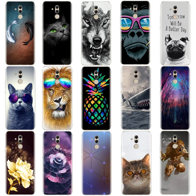 

soft case For Huawei Mate 20 Lite Case 6.3 inch Transparent Silicone Phone For Huawei Mate 20 Lite Cover Coque Capa