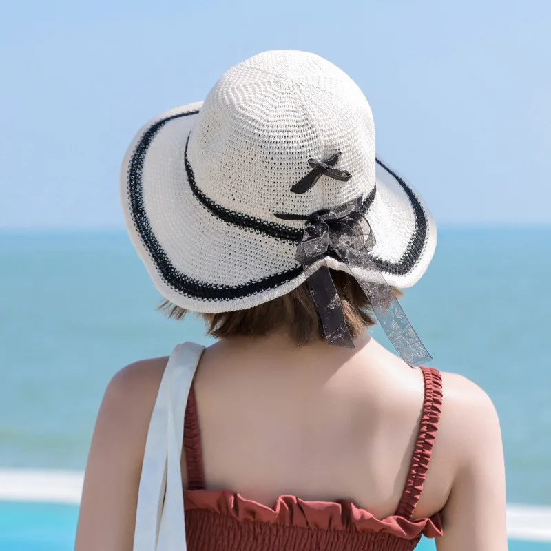 Солнцезащитный крем для женщин хлопковая и льняная шляпа foldablehat Кепка с козырьком от солнца с широкими леди Рыбацкая шляпа с плоской подошвой, уличные пляжные шляпа от солнца# G6
