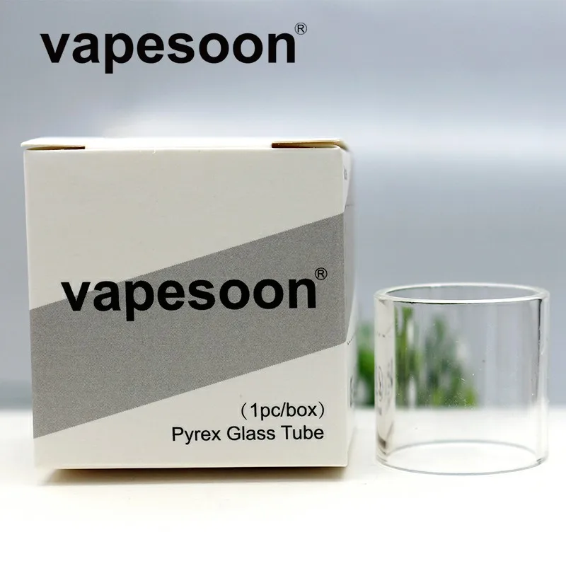 

3pcs VapeSoon Replacement Pyrex Glass Tube For Augvape Merlin MTL 22MM RTA 3ml Tank Atomizer Clear glass tube