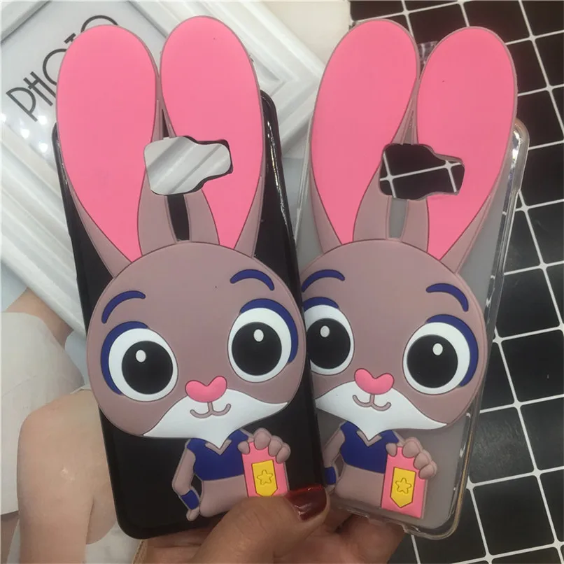 

for Samsung Galaxy A8 2016 Case 3D Rabbit Soft Silicone Phone Case for Samsung Galaxy A8 2016 A810 A81000 Cover Coque