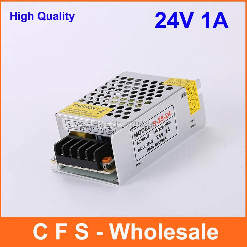 S-25-24 переключатель 24VDC 1A 25W Трансформатор источник питания 24V LED Импульсный