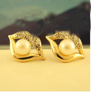 

Стразы серьги-гвоздики для губ/корейские Роскошные ювелирные изделия/женские серьги/pendientes/aretes/bijoux femme/boucles d'oreille/perlas