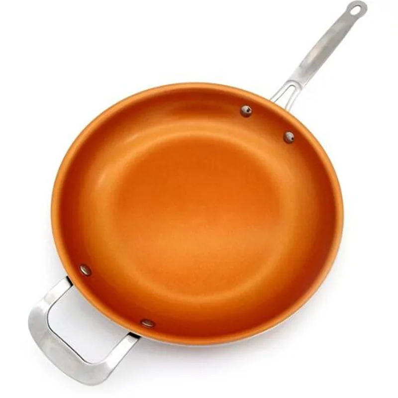 Non stick Copper Frying Pan with Ceramic Coating and Induction cooking