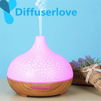 

Diffuserlove 300ml Ultrasonic Air Humidifier for Home Essential Oil Diffuser Humidificador Mist Maker 7Color LED Aroma Diffusor