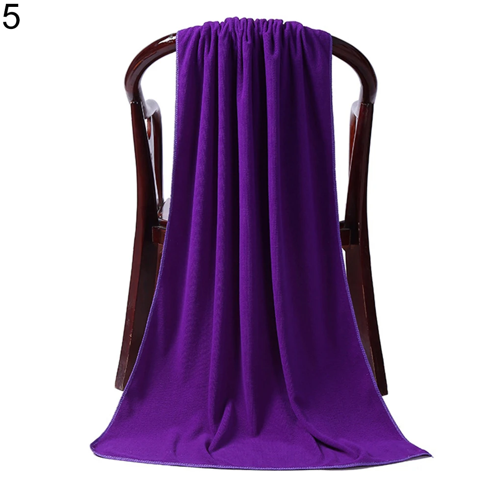 80 x 180cm Large Absorbent Microfiber Drying Beach Swim Sport Bath Towel Sheet Home Textile Large Towel Sports Accessories