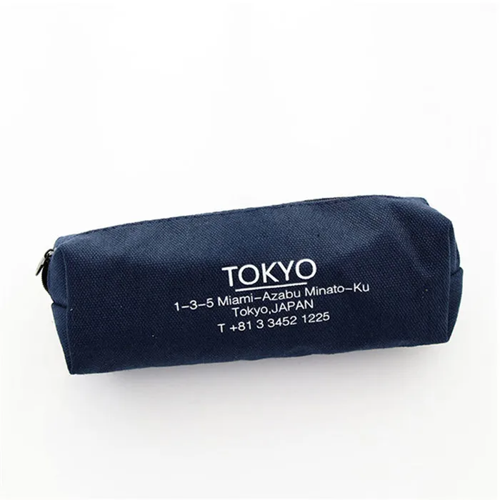 Kawaii London Paris Tokyo Denim Pencil Case Storage Organizer Pencilcase Pen Pouch School Supply Stationery Cosmetic Makeup Bag (17)
