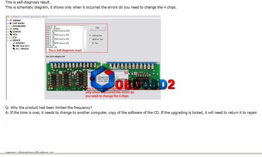 Новейший Carprog V10.93 V8.21 полный 21 адаптер для автомобиля Prog 10,93 8,21 ECU чип тюнинг онлайн ECU программист подушка безопасности инструмент сброса