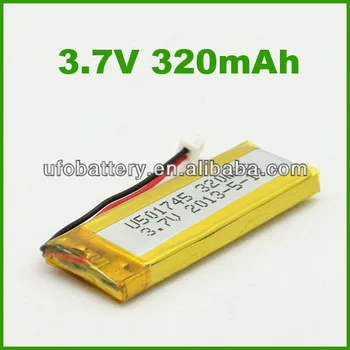 

Hot selling 501225 320mAh 3.5 v lithium battery with high quality and competive price