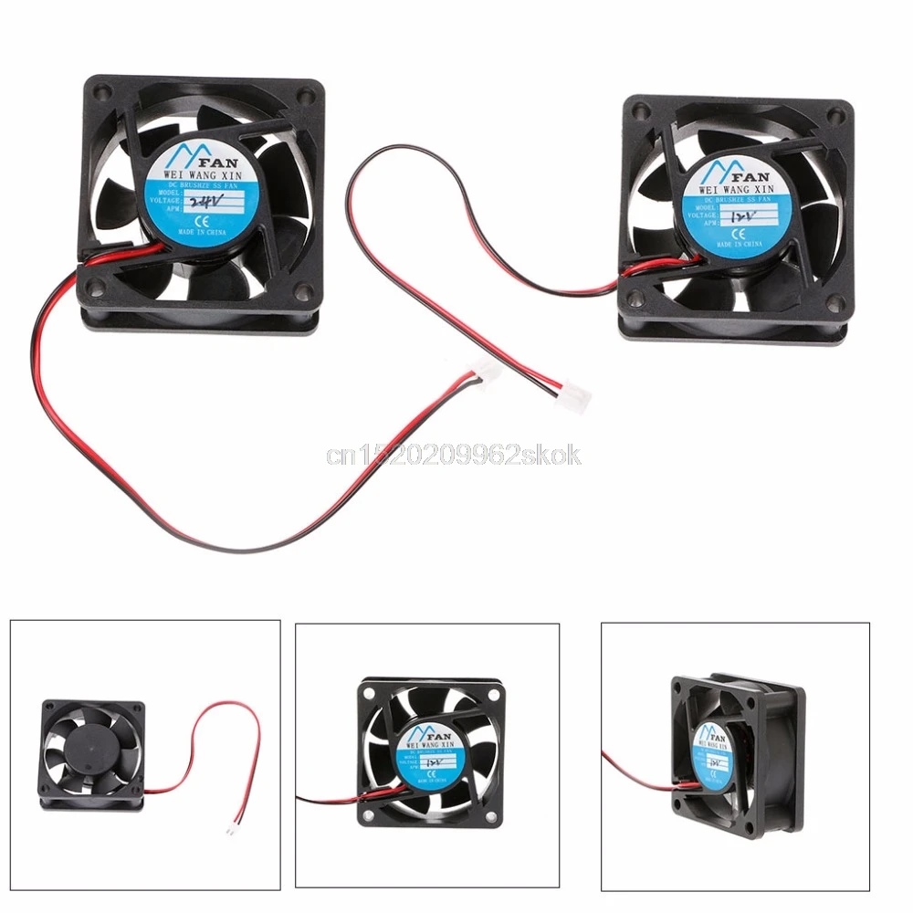 60 مللي متر * 60 مللي متر * 25 مللي متر DC 12 V 24 V 2-دبوس برودة فرش PC CPU حالة التبريد مروحة 6025 # H029 # 60 مللي متر * 60 مللي متر * 25 مللي متر DC 12 V 24 V 2-دبوس برودة فرش PC CPU حالة التبريد مروحة 6025 # H029 #