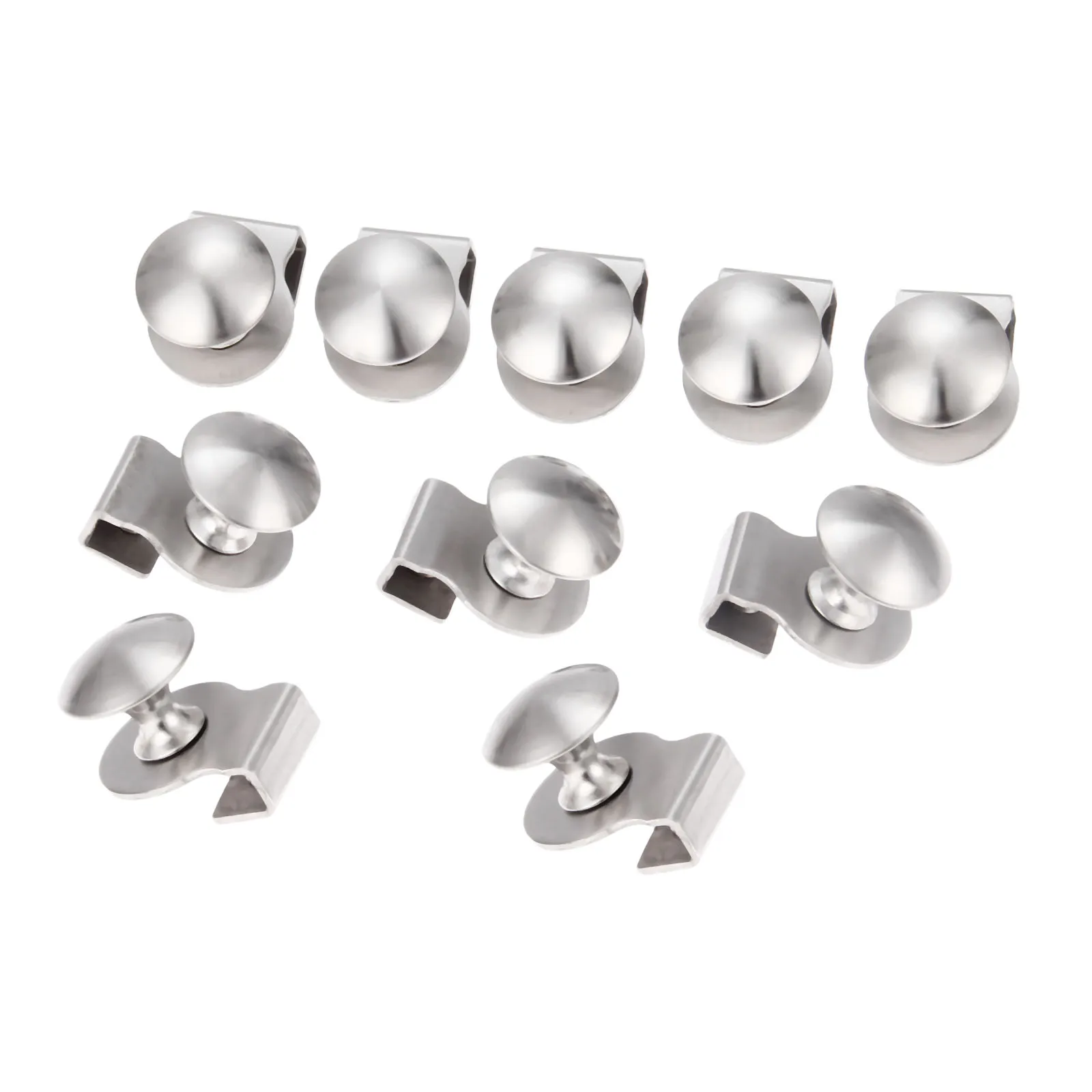 Furniture Parts Accessories 100x Plastic Glass Clips Mirror