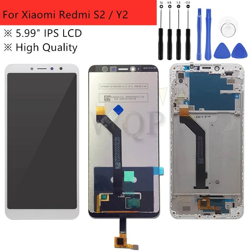 ЖК дисплей для Xiaomi Redmi S2 сенсорный экран Y2 сменная стеклянная панель дигитайзер в