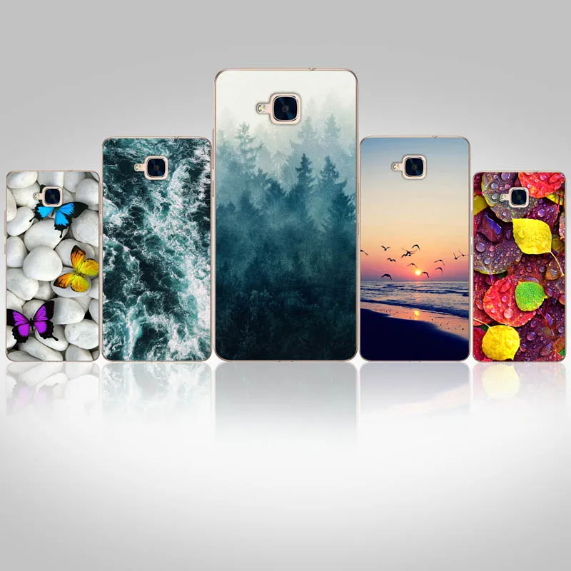 

FANATU Huawei Honor 5C Case Cover NO Fingerprint Soft Silicone TPU Back Phone Cases Cover Huawei Honor 5 C 5C Euro Version 5.2