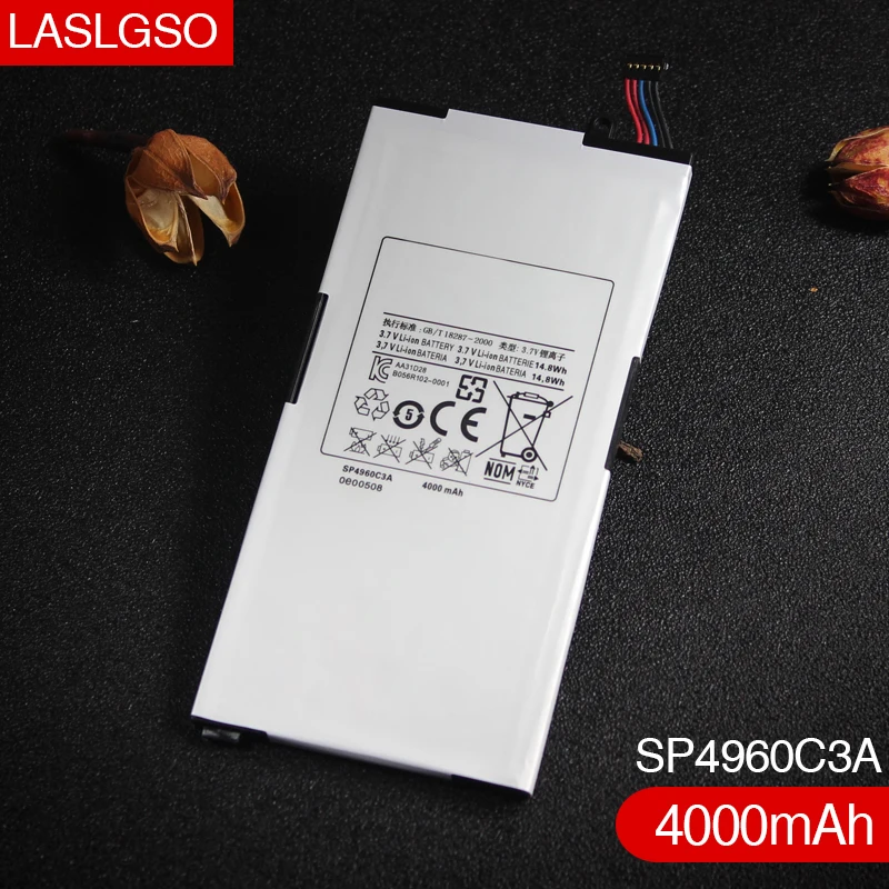 100% хорошее качество 3 7 V 14.8wh 4000mAh батарея SP4960C3A для Samsung Galaxy Tab P1000 (GT P1000) P1010 P1010) B056H004