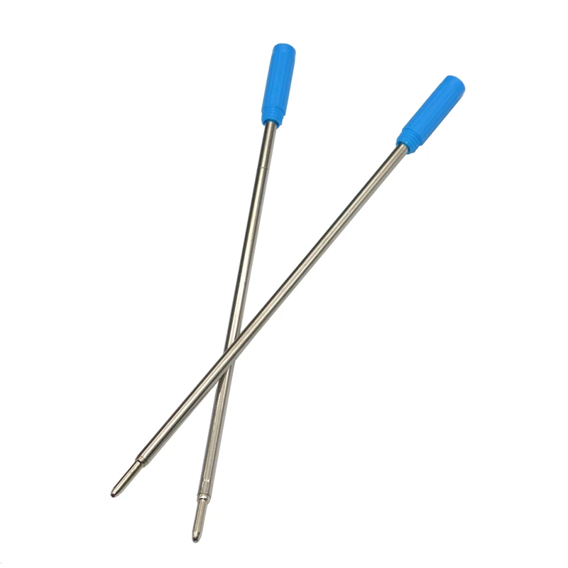 Заправки для разных стилей ручек синий или черный 5 шт./компл. подходит для бриллиант ручка Хрустальная ручка зубочистка ручка - Цвет: 116mm