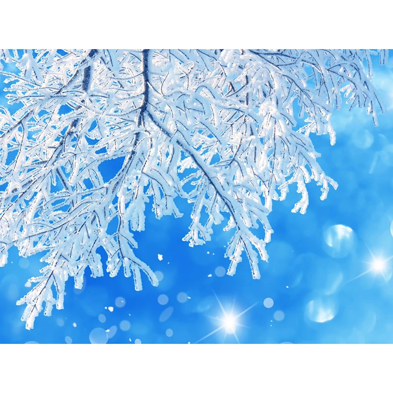 

Full Drill Square 5D DIY Diamond Painting "Icicle On Tree" Diamond Embroidery Cross Stitch Rhinestone Painting KBL