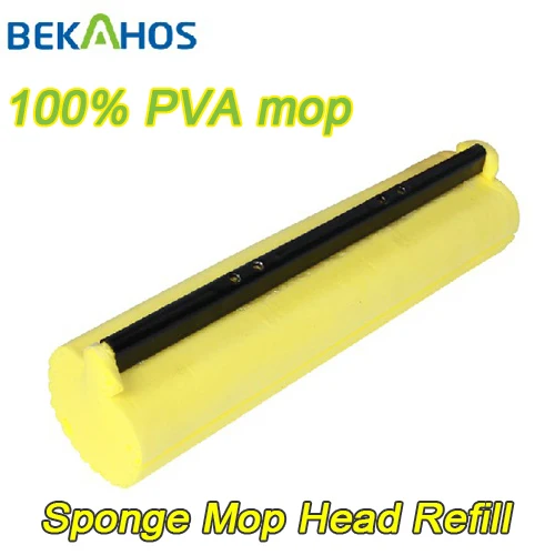 Details about   2X Sponge Foam Rubber Mop Head Refill Replacement Home Floor Clean Wash Rollers 