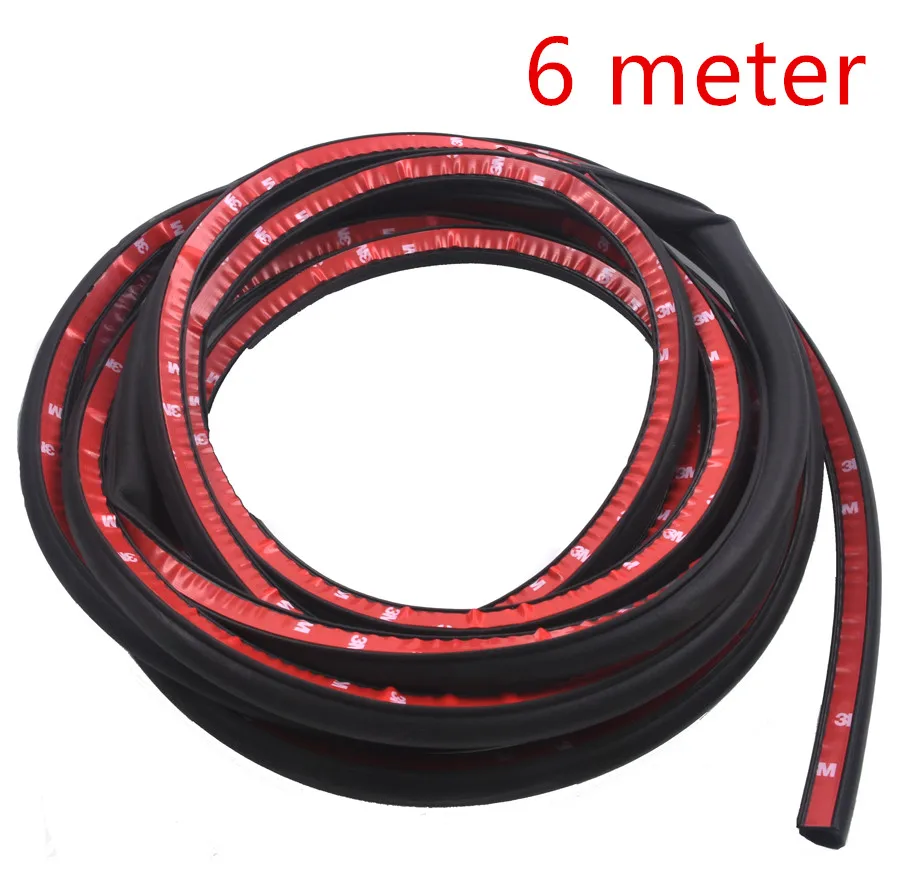 

6 meter Big D 12*14mm Rubber Seals Car Door Seal Insulation Anti noise Waterproof Rubber