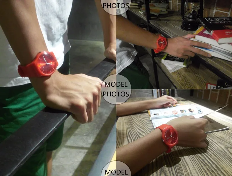 Бренд Epozz мужские часы Quart цифровые часы студенческие Авто Дата резиновый ремешок простой модный стиль черный цвет водонепроницаемый 50 м 1604