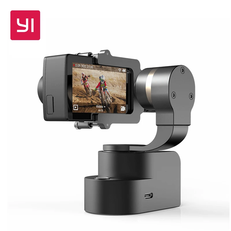 YI Gimbal держатель 4K экшн Камера и селфи палка пульт дистанционного управления с